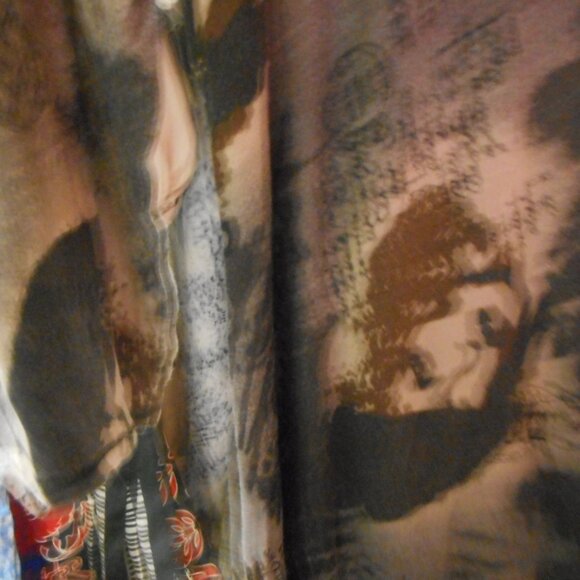 CANADIAN GRAFFITI women's top, handkerchief bottom sides, hi lo size tag removed - Picture 6 of 10